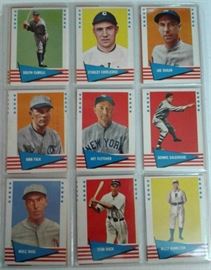 Lot of 24 1961 Fleer AllTime Greats in Near Mint ...