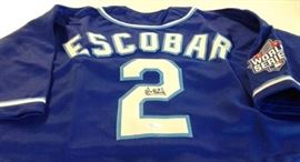 Signed Alcides Escobar Kansas City Royals 2 Custo ...