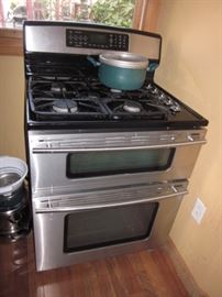 JENN-AIR DUAL FUEL RANGE STOVE STAINLESS DUAL OVEN & CONVECTION