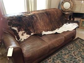 Sofa & cowhide