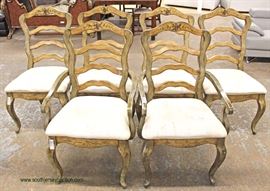  7 Piece Contemporary Country Farm Style Dining Room Table with 6 Chairs – auction estimate $300-$600 