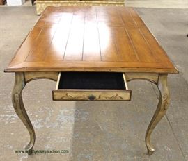  7 Piece Contemporary Country Farm Style Dining Room Table with 6 Chairs – auction estimate $300-$600 