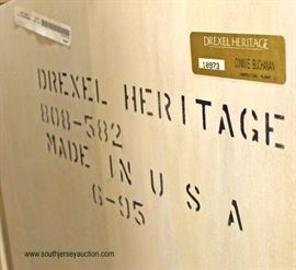  Contemporary Queen Size Canopy Decorator Bed by “Drexel Heritage Furniture” – auction estimate $200-$400 