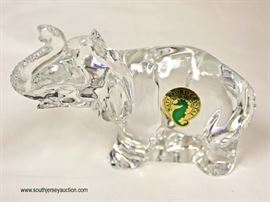  Crystal Elephant by “Waterford” – auction estimate $40-$100 