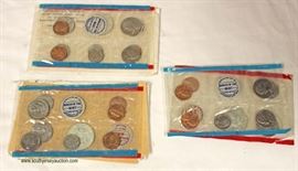 U.S. 1968 (3) Uncirculated Proof Sets – auction estimate $10-$20 each 