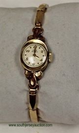  VINTAGE 10K GF Base Elgin Ladies Watch with 1/20 12K GF Lenox USA Band

auction estimate $40-$100 