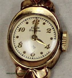  VINTAGE 10K GF Base Elgin Ladies Watch with 1/20 12K GF Lenox USA Band

auction estimate $40-$100 