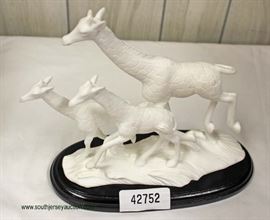  Porcelain “Giraffe Journey” Figurine with Stand by “Lenox” – auction estimate $10-$30 
