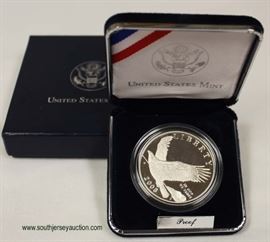  U.S. Mint Silver 2008 Commemorative Coin – auction estimate $20-$50 