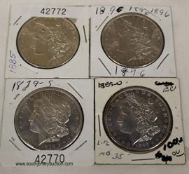  Selection of Morgan Silver Dollars – auction estimate $20-$50 each 
