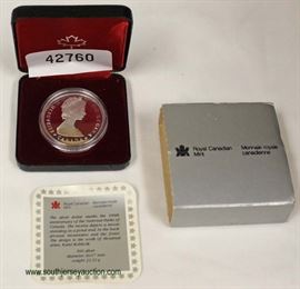  Canadian Silver Dollar – auction estimate $20-$50 