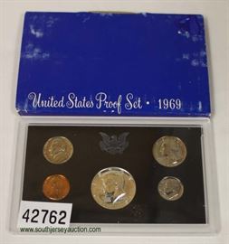  1969 U.S. Proof Set – auction estimate $5-$10 