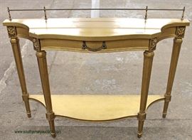  PAIR of Decorator Console Tables with Gallery – auction estimate $100-$300 