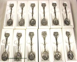 “The Guilds of London” 12 Pewter Collector Spoons – auction estimate $50-$100 