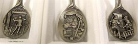 “The Guilds of London” 12 Pewter Collector Spoons – auction estimate $50-$100 
