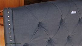  Upholstered Button Tufted King Size Bed – auction estimate $50-$200 