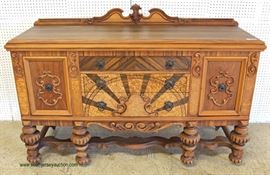  Depression Walnut 2 Tone Fancy 10 Piece Dining Room Set – auction estimate $400-$800 