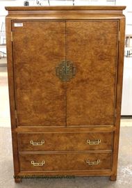  7 Piece Burl Walnut Asian Inspired Bedroom Set by “Century Furniture” – auction estimate $300-$600 