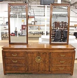  7 Piece Burl Walnut Asian Inspired Bedroom Set by “Century Furniture” – auction estimate $300-$600 