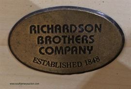  SOLID Cherry 4 Drawer 2 Door Buffet by “Richardson Brothers Company”- auction estimate $100-$300 