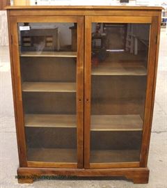  PAIR of Mahogany 2 Door Bookcase – auction estimate $100-$300 each 