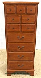  SOLID Cherry Bracket Foot 7 Drawer Lingerie Chest by “Ethan Allen Furniture” – auction estimate $200-$600 