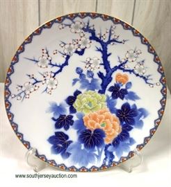  Signed Asian Hand Painted Decorator Plate – auction estimate $100-$300 