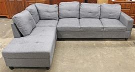 NEW 2 Piece Sectional Sofa Chaise – auction estimate $200-$400 