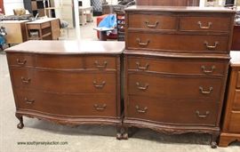 Several Mahogany High Chest and Low Chest – these ones are Ball and Claw – auction estimate $200-$400