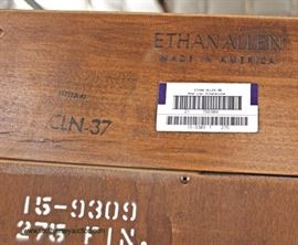 16 Pane Cherry China Cabinet by “Ethan Allen Furniture – American Dimensions” – auction estimate $200-$400