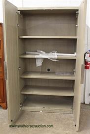 NEW Ship Lap Finish 2 Door Cupboard Closet – auction estimate $200-$400