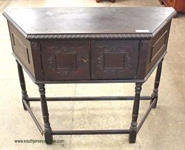 Carved Depression Oak Server – auction estimate $100-$300