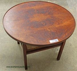 Mid Century Modern Round Lamp Table – auction estimate $100-$200 