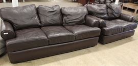  2 Piece Brown Leather Sofa and Loveseat – auction estimate $300-$600

  