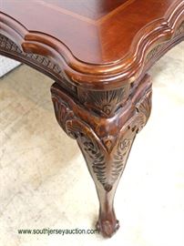 5 Piece SOLID Mahogany Banded Chippendale Style Bridge/Card Set – auction estimate $300-$600 