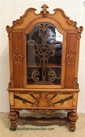 Depression 10 Piece Walnut Two Tone with Birdseye Maple Dining Room Set – table has 1 Leaf – auction estimate $700-$1200 