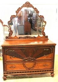  Nice 3 Piece Depression Walnut 2 Tone Bedroom Set with Full Size Bed – auction estimate $500-$1000

  