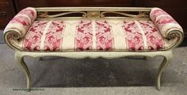 French Provincial Style Upholstered Window Bench – auction estimate $100-$300 