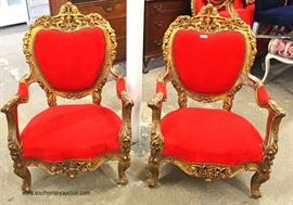 3 Piece French Style Highly Carved Parlor Set – may be sold separate – auction estimate $400-$800 