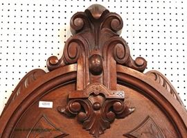 BEAUTIFUL ANTIQUE 3 Piece Walnut Victorian Full Size High Back Bed with Matching Marble Top Dresser and Nightstand  circa 1870’s nice Condition – auction estimate $1000-$2000 