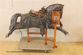 VINTAGE Coin Operated Horse – auction estimate $400-$800 