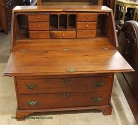 ANTIQUE Knotty Pine Slant Front Desk – auction estimate $200-$400 