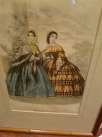 antique french prints