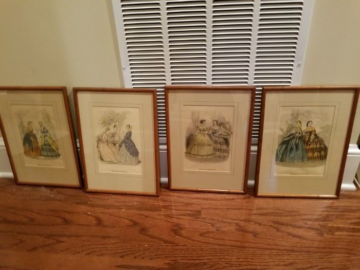 Antique french prints