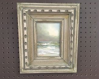 Oil on canvas by Dorothy Spangler Approximately 4.5 inches by 6.5 inches 