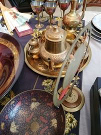 Brass and Cloisonne