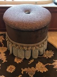 Custom Upholstered ottoman