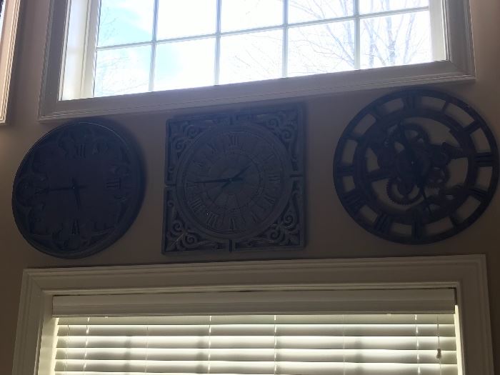 3 clocks