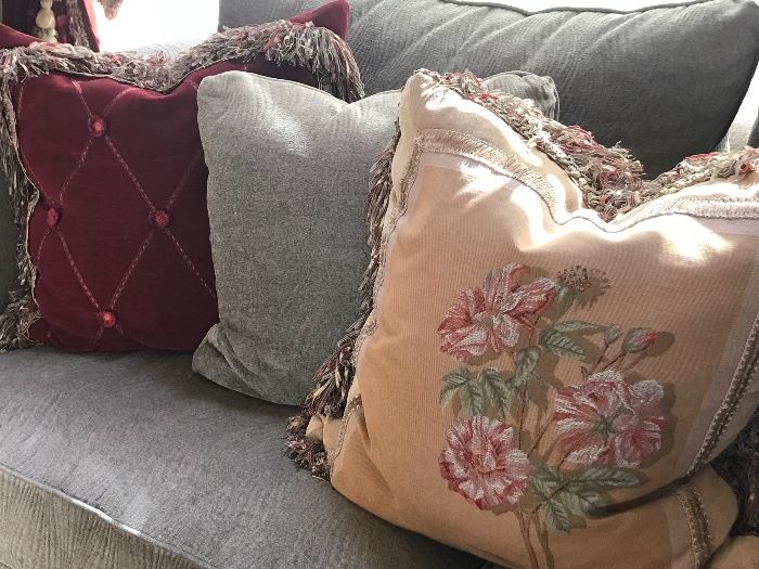 Various custom pillows