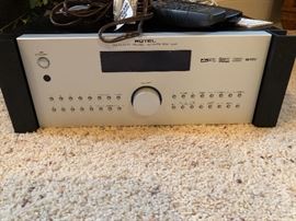 Rotel receiver and 3 speakers